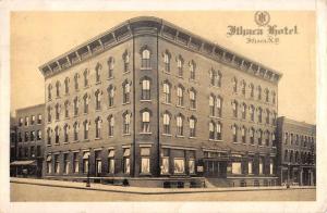 Ithaca New York Hotel Street View Antique Postcard K95587