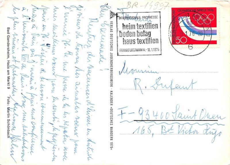 BR14997 Bad Gandersheim Haus am Markt   germany