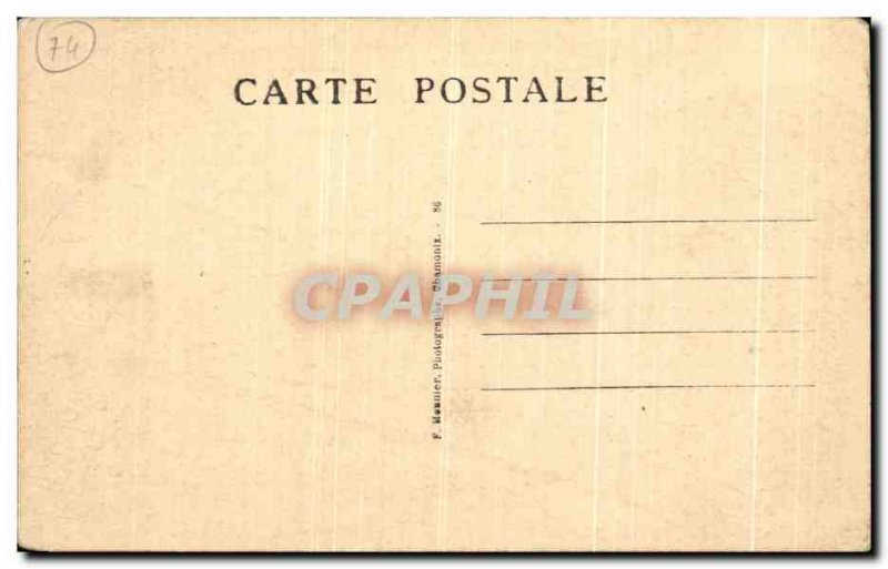Old Postcard Chamonix Vue Generale