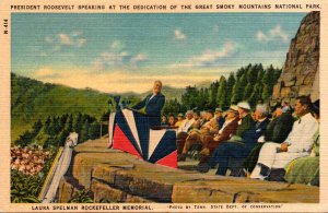 Tennessee Great Smoky Mountains Rainbow Dedication With President Roosevelt S...