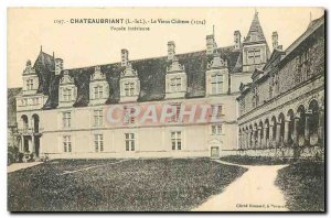 Old Postcard Chateaubriant Loire Inf The Vows Chateau interior Facade