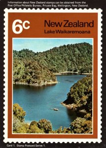 New Zealand Lake Waikaremoana Stamp BIN