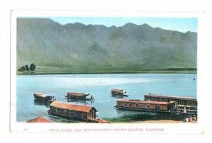 LP31  India Kashmir,  postcard,  Dhal Lake
