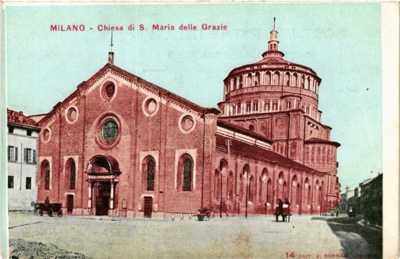 CPA Milano Chiesa di S.Maria delle Grazie . ITALY (498863)