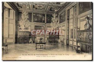 Old Postcard Palais De Fontainebleau Salon Des Side Of Aids