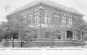 J39/ Birmingham Alabama Postcard c1910 Southern Club Building 139