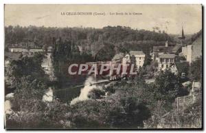 Old Postcard La Celle-Dunoise The Banks of the Creuse