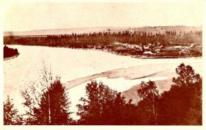 Canada - British Columbia, Quesnel. Village and Sand Bar