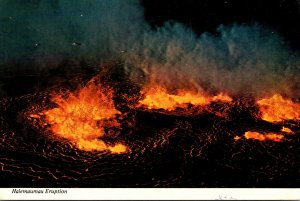 Hawaii Volcanoes National Park Halemaumau Eruption 5 November 1967