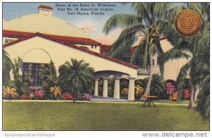 Florida Fort Myers Home Of The Rabe O Wilkinson Post No 38 American Legion