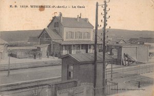 France Wimereux Gare Train Station Railway postcard C323