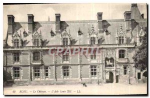 Old Postcard Blois Chateau Louis XII Wing