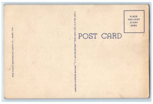 c1940's Ocean Front Hotel Barracks Army Air Forces Miami Beach FL Postcard