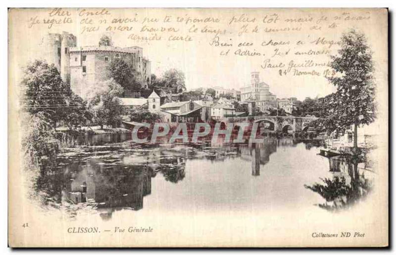 Postcard Old Clisson Vue Generale