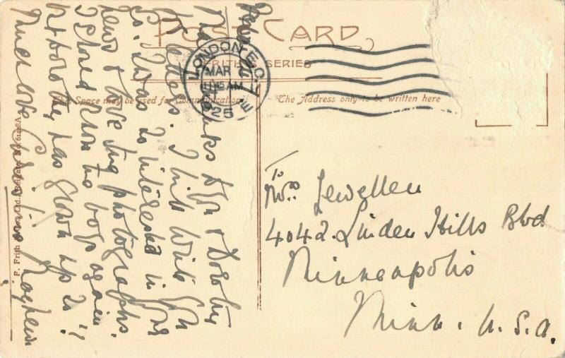 HINDHEAD SURREY ENGLAND~DEVILS PUNCH BOWL-1925 PHOTO POSTCARD