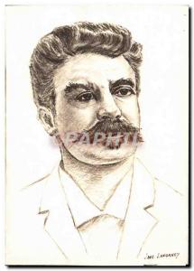 Postcard Modern Guy de Maupassant Jane Langaney