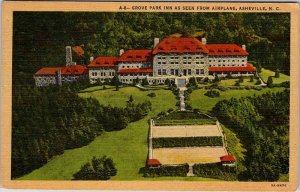 Postcard HOTEL SCENE Asheville North Carolina NC AO6989