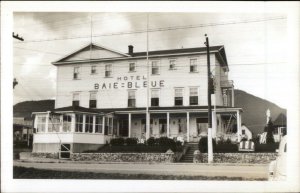 Quebec - Hotel Baie Bleue - Bay Des Chaleurs Carleton? RPPC Postcard