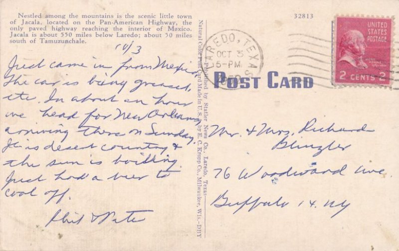 PanAmerican Highway at Jacala, Mexico Laredo to Mexico City pm