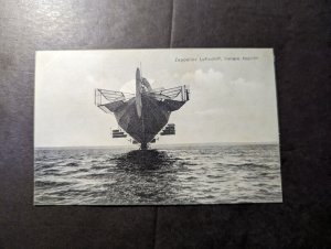 Mint Germany Aviation Zeppelin RPPC Postcard Rear View