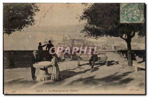 Nice Old Postcard The platform of the castle