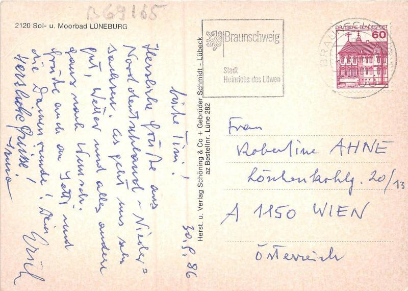 B69165 Sol u Moorbad Luneburg    germany