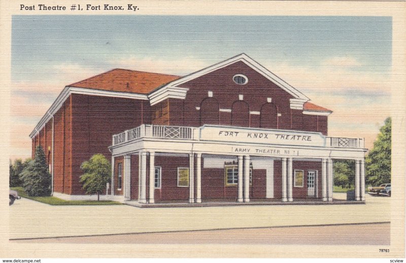 FORT KNOX , Kentucky , 30-40s ; Post Theatre #1