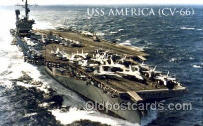 U.S.S. America Military Aircraft Carrier Unused 