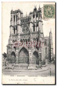 Old Postcard Amiens Facade