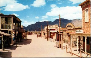 Postcard AZ Main Street Old Tucson