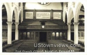 Real Photo - First Church of Christ Scientist in Concord, New Hampshire