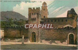 Postcard Old Luz Saint Sauveur Church Templar