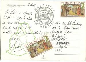 Ile Maurice, Mauritius, Le Club Mediterranee, used Postcard