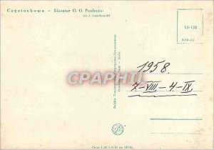 Postcard Modern Klasztor O Paulinow Czestochowa