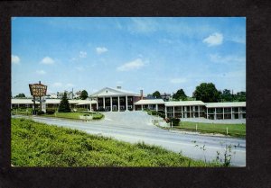 PA Jacktown Motor Hotel Rt 30, Irwin Pennsylvania Postcard Knott Hotels