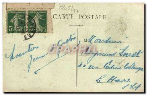 Old Postcard Louviers Boulevard From & # 39Ouest Children