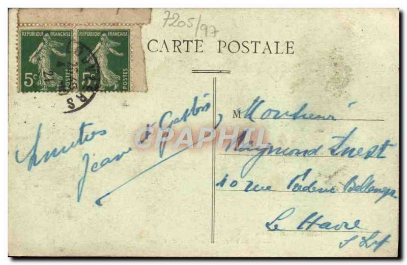 Old Postcard Louviers Boulevard From & # 39Ouest Children