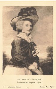 Sir Joshua Reynolds Portrait of Mrs. Meyrick 1782 European Royalty Postcard