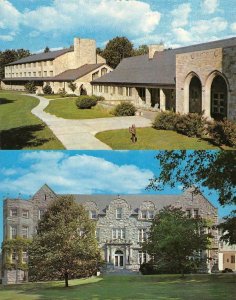 CHAMBERSBURG, PA Pennsylvania LAIRD~PRENTIS~THOMSON HALLS *Two* Chrome Postcards