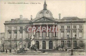 Old Postcard Chalons sur Marne Marne The City Hotel