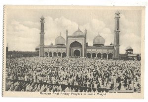 Postcard Ramzan Final Friday Prayers Jama Masjid India