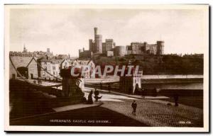Great Britain Old Postcard Inverness castle and bridge