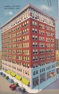 Iowa Des Moines Hubbell Building 1940