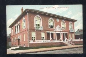 NATCHEZ MISSISSIPPPI PRENTISS CLUB VINTAGE POSTCARD