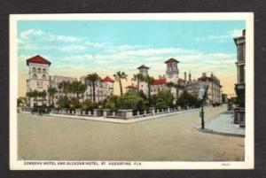 FL Cordova Alcazar Hotels ST AUGUSTINE FLORIDA Postcard