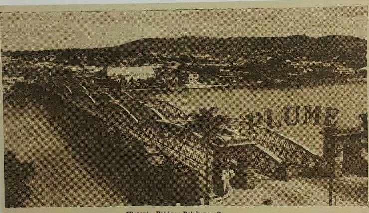 C.1906-1920 Australia Victoria Bridge Brisbane Q.  Unused Vintage Postcard A1