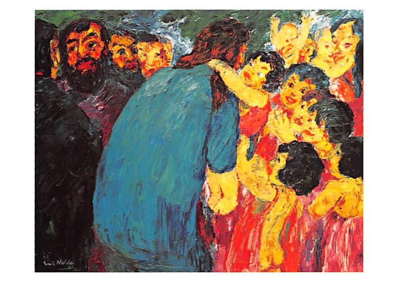 Emil Nolde - Christ Among the Children