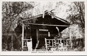 Robert Service's Cabin YT Yukon Canadian RPPC Postcard G92