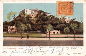 MEXICO CITY CHAPULTEPEC~J GRANAT PUBL POSTCARD 1900s