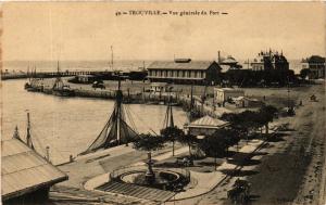 CPA TROUVILLE - Vue Générale du Port (422215)